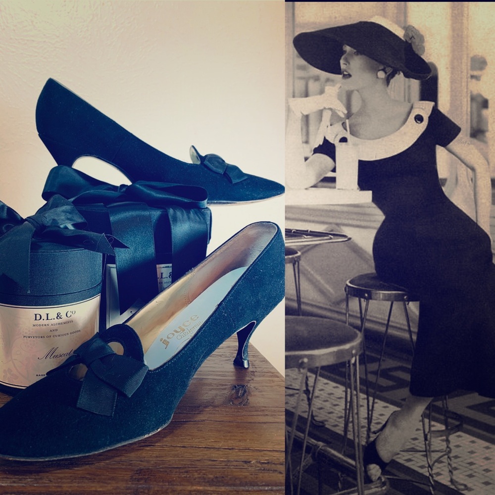 Vintage 1960’s Joyce California Kitten Heel Pumps
